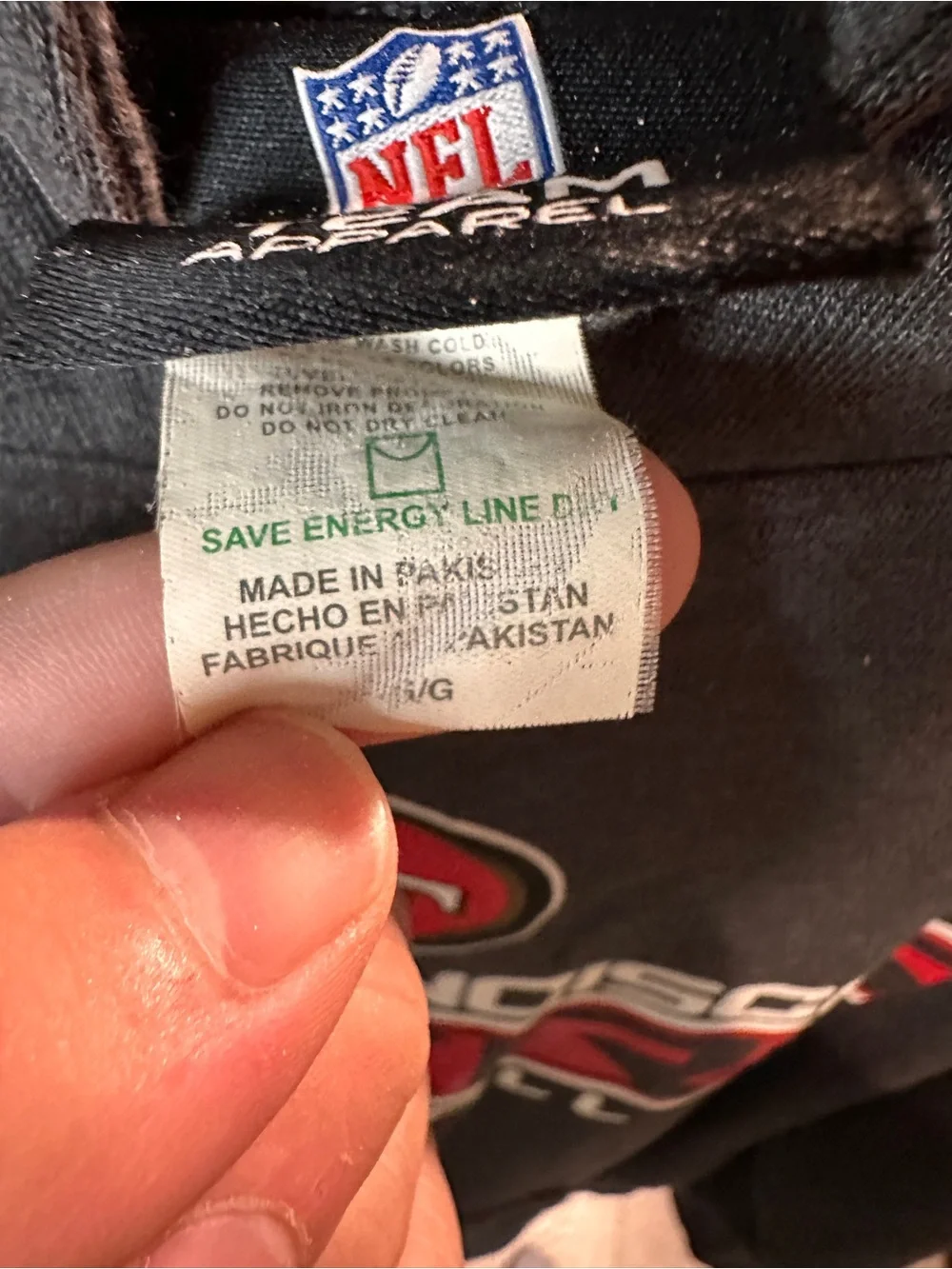 NFL Team Apparel San Francisco 49ers Hoodie Sweatshirt Size Large Pre-Owned